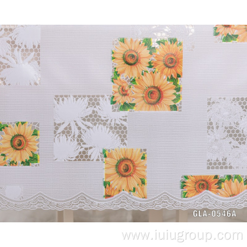 Home PVC Heart Tablecloths Print Roll Table Cloth
